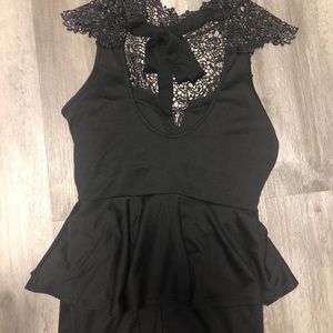 Black Lace Dress